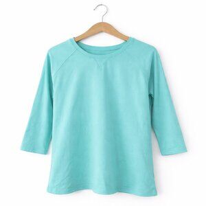 NORTHERN REFLECTIONS | Mint Green Cropped Crewneck Top – Women’s XL